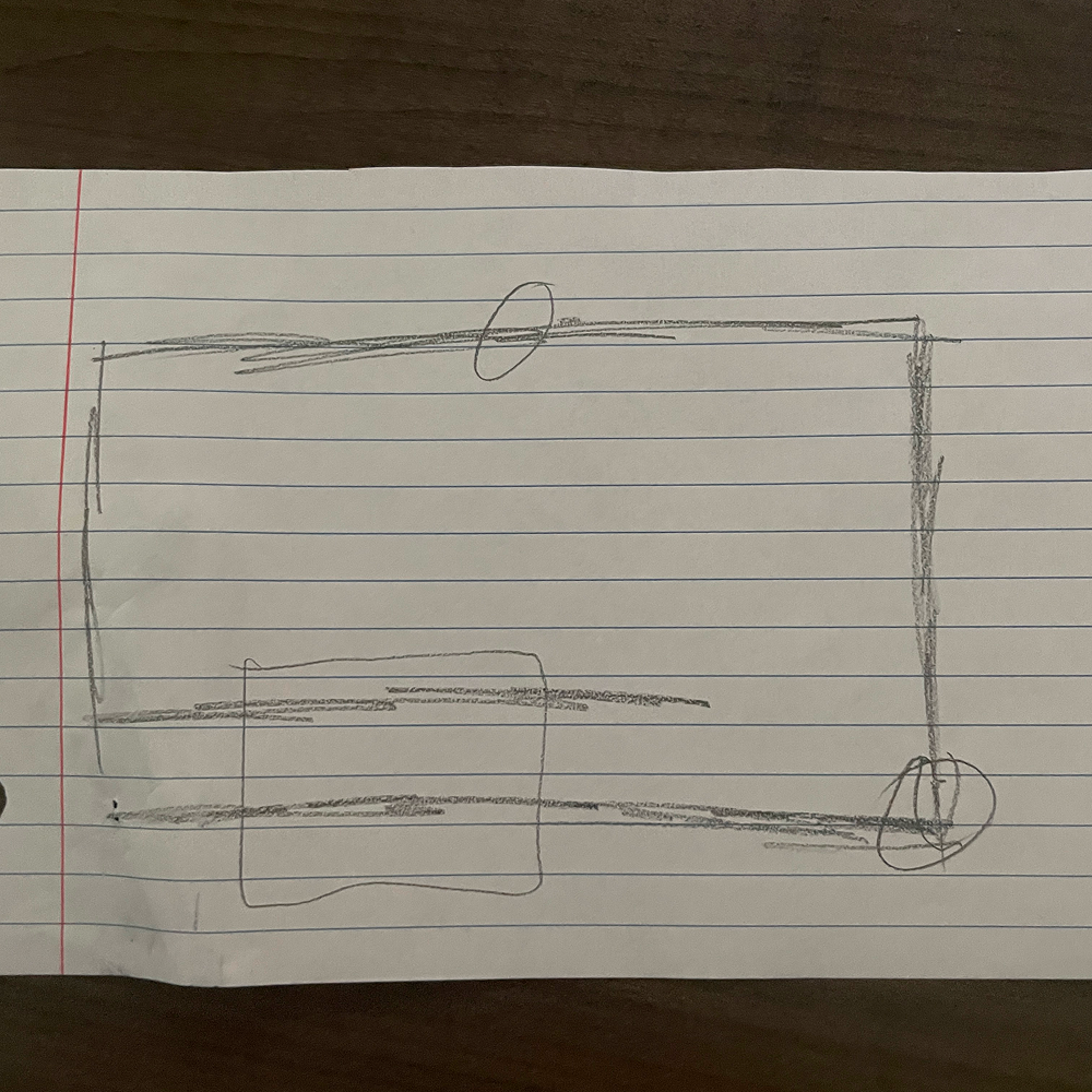 Wanted to try another circuit where you have to intersect it using a conductive material