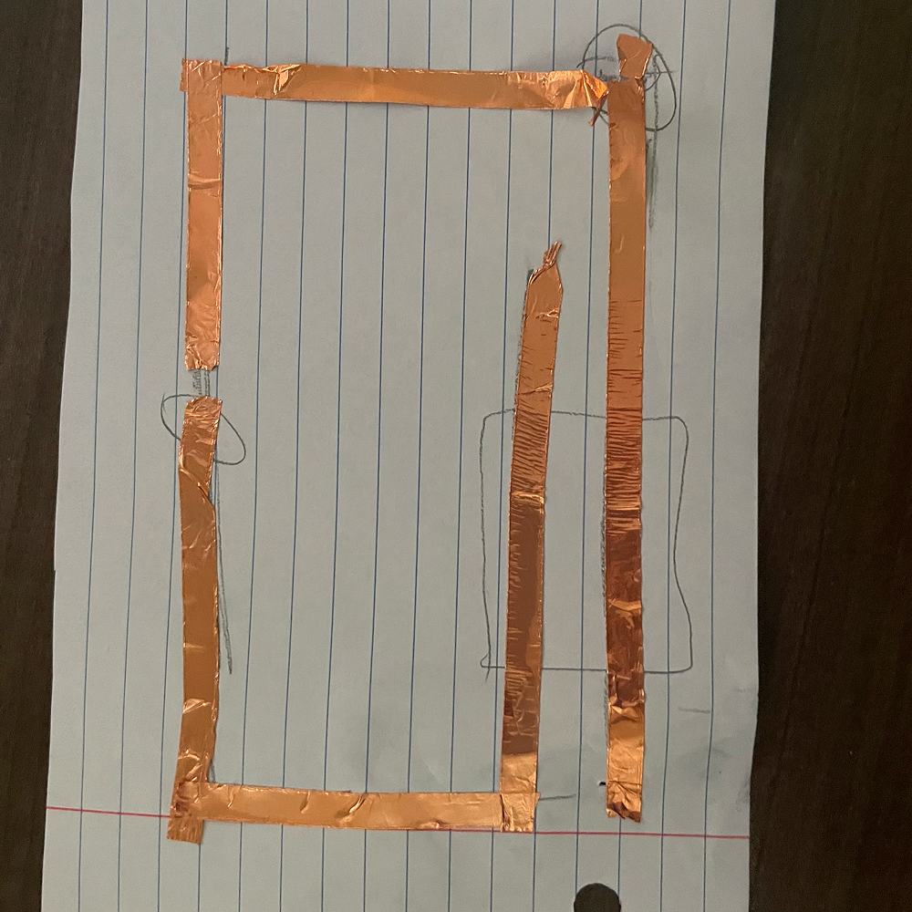 Coppertape circuite base