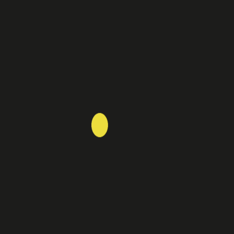 You move a yellow dot around the screen with the arrow keys. That's it. It taught me how p5.js redraws everything 60 times a second and how keyIsDown() checks if a key is being held right now.
